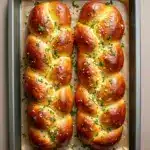 Disneyland cheesy garlic pretzel bread