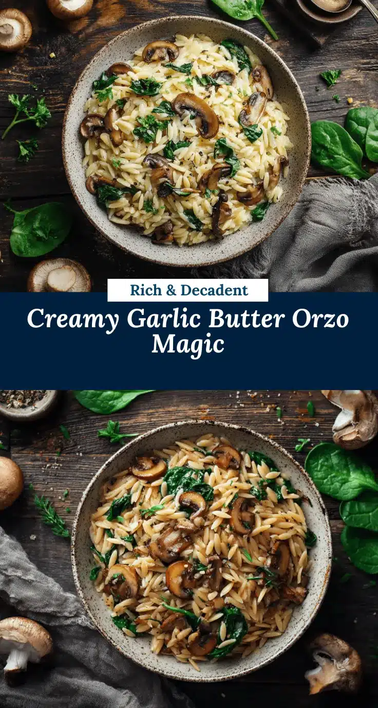 Garlic Butter Orzo recipe