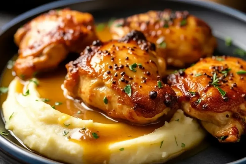 honey garlic chicken thighs