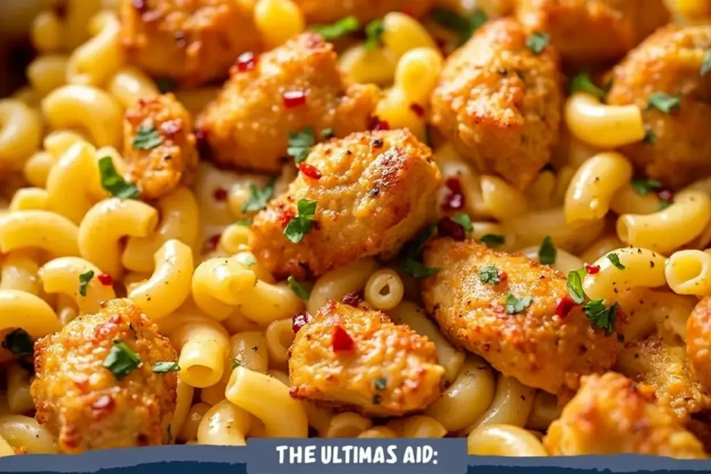 honey pepper chicken mac and cheese