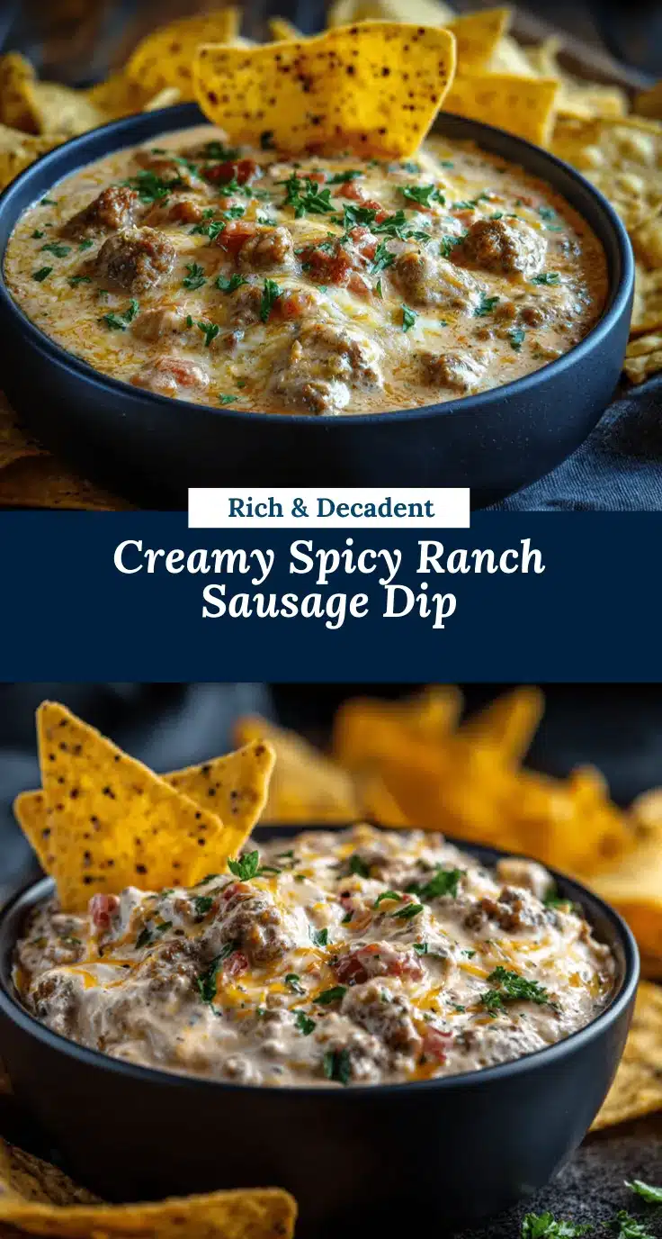hot ranch sausage dip recipe