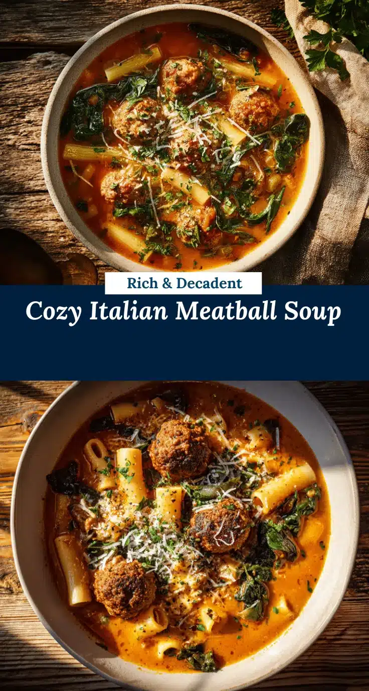 Italian meatball soup recipe
