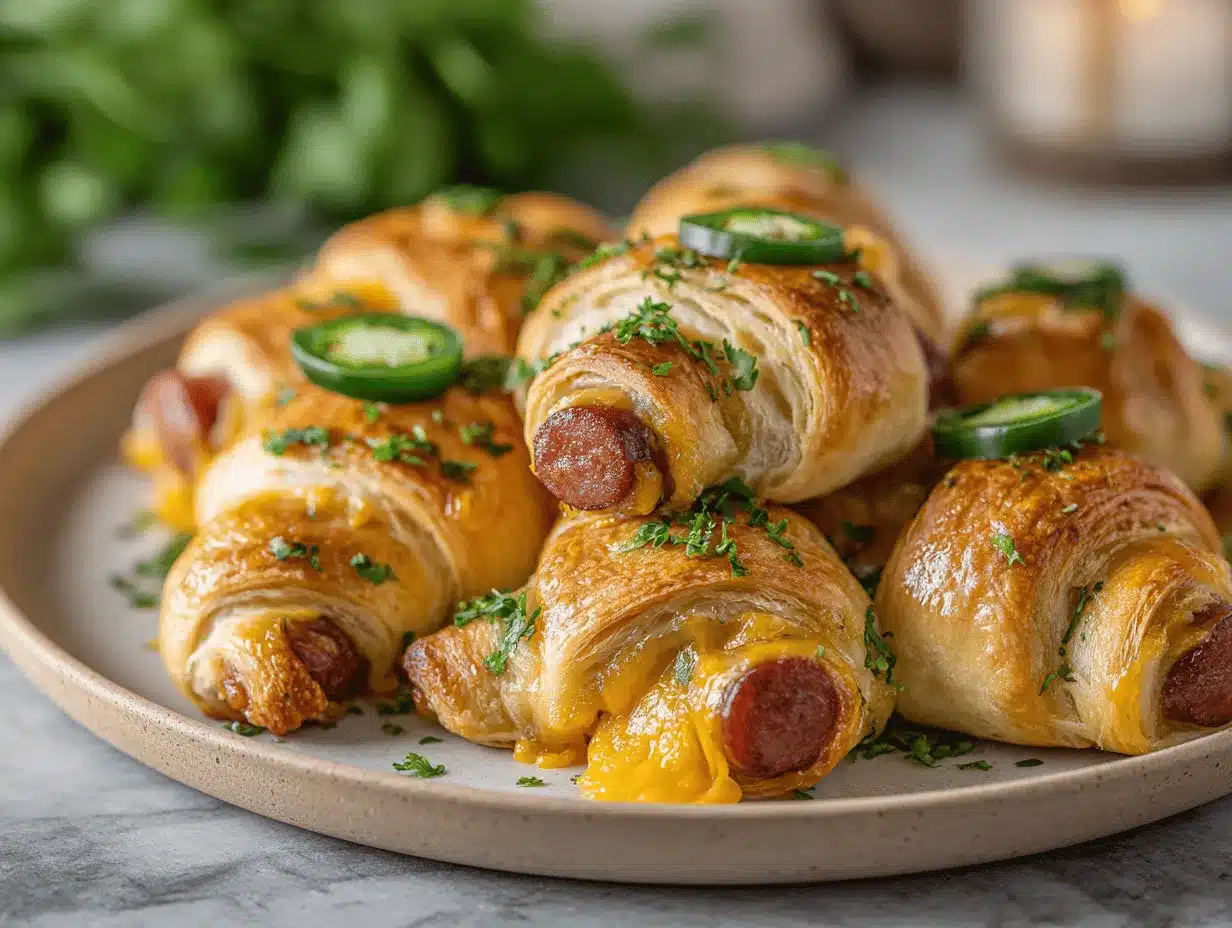 jalapeño poppers pigs in a blanket preparation steps