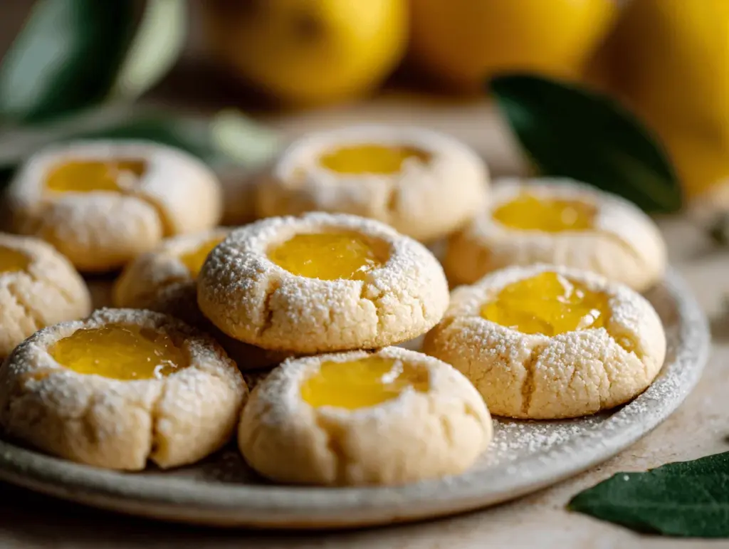 Lemon Thumbprint Cookies - featured image