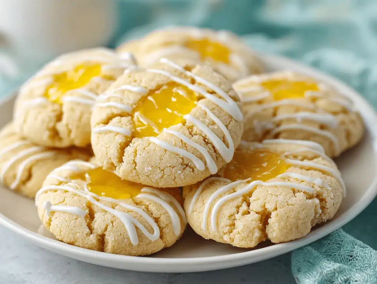 lemon thumbprint cookies preparation steps