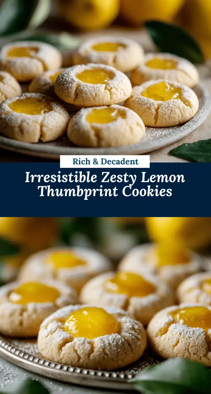 Lemon Thumbprint Cookies recipe