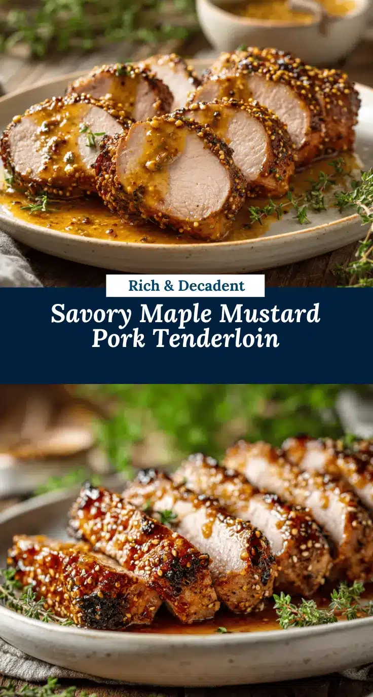 Maple Mustard Pork Tenderloin recipe