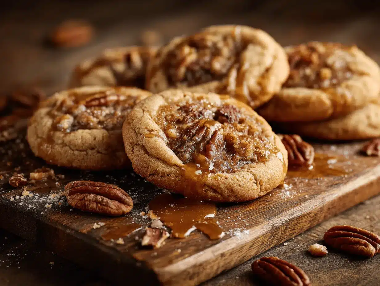 maple pecan pie stuffed cookies preparation steps