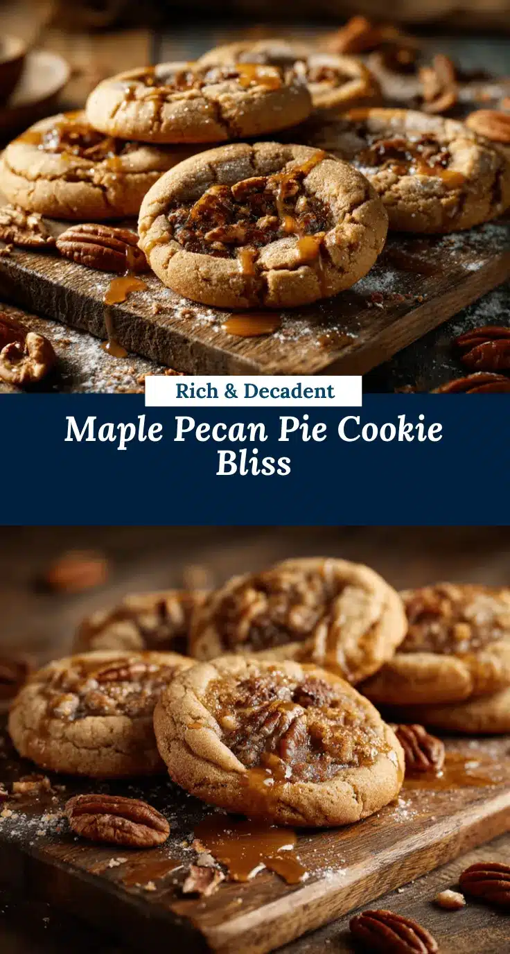 maple pecan pie stuffed cookies recipe
