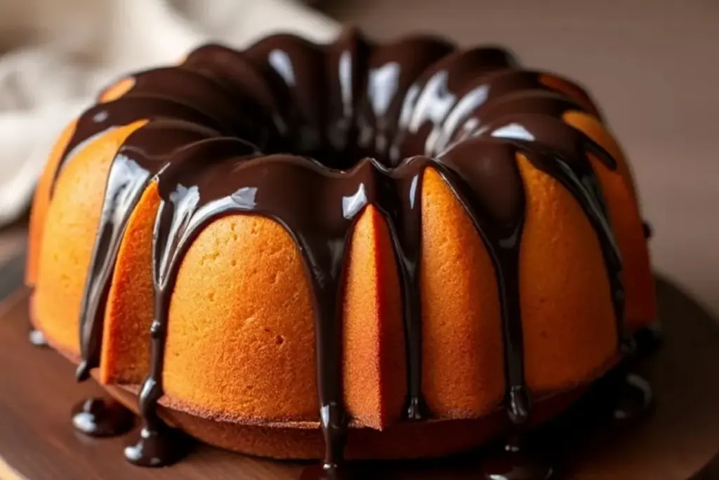 marble Bundt cake