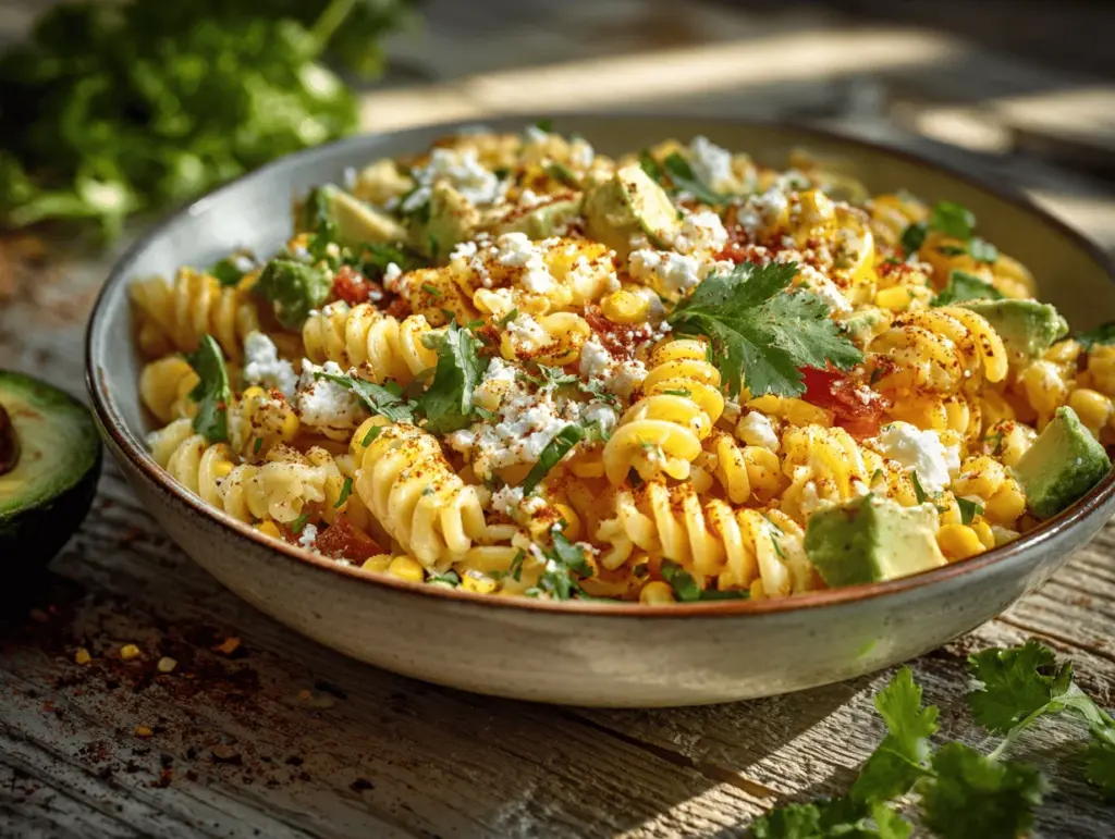 Mexican Street Corn Pasta Salad - featured image