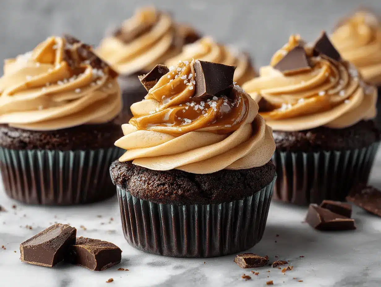 mocha brownie cupcakes preparation steps