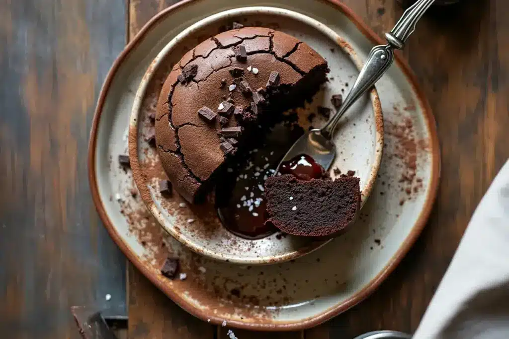 molten chocolate lava loaf cake