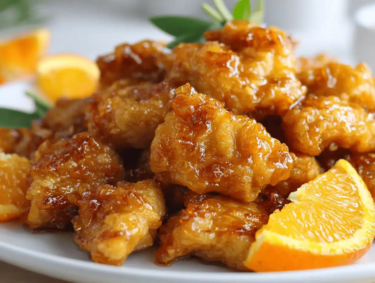 Orange Chicken Recipe preparation steps