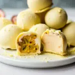 passion fruit white chocolate truffles