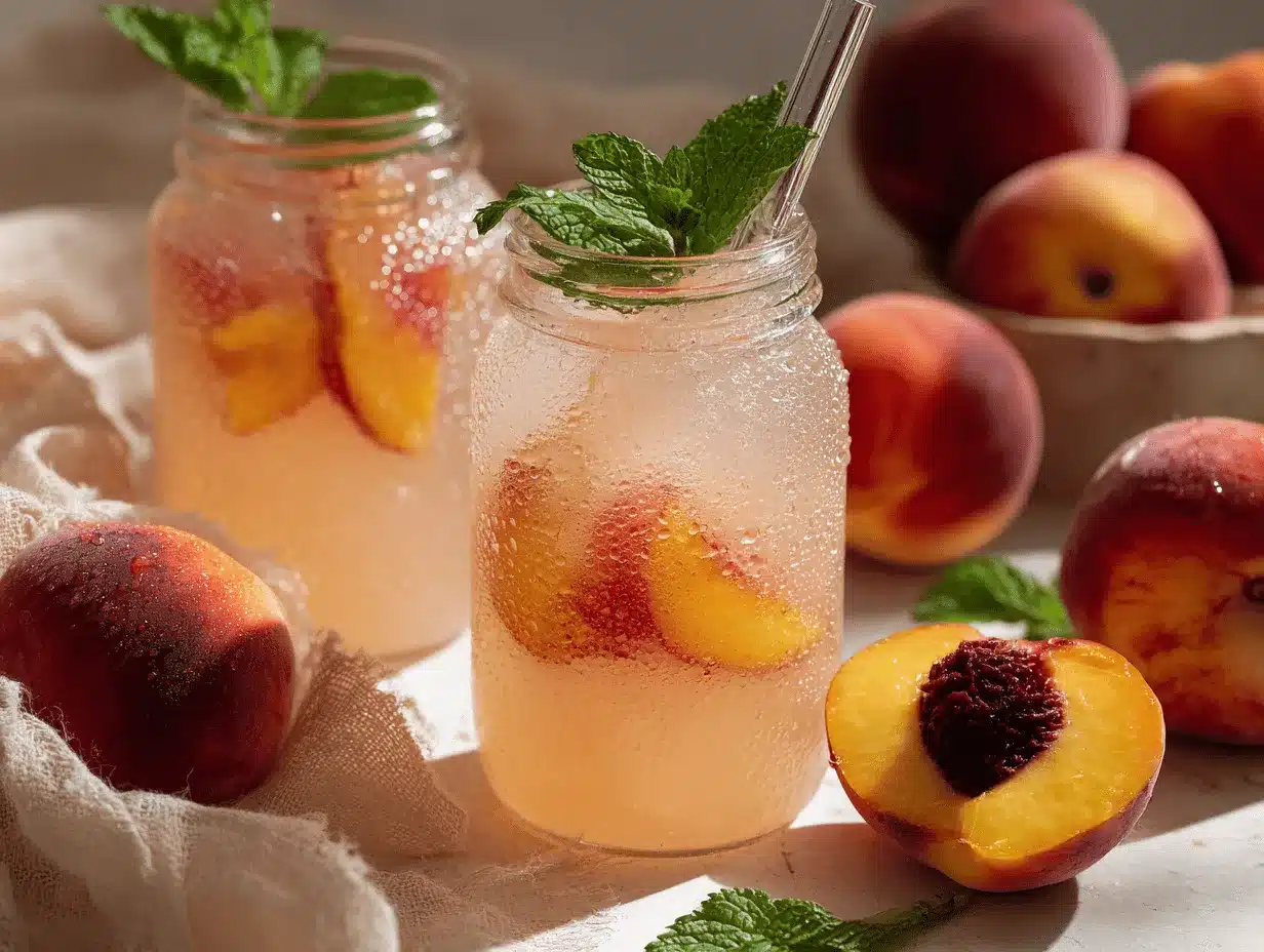 Peach Lemonade preparation steps