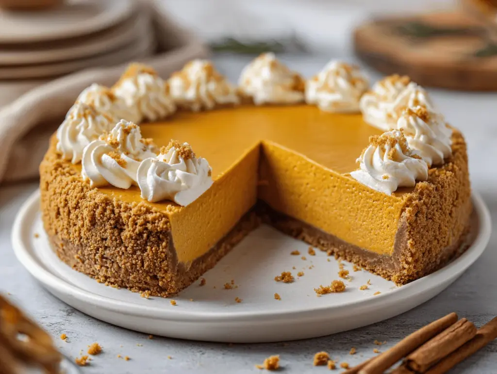 pumpkin cheesecake - featured image