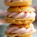 raspberry rose cream puffs