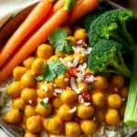 slow cooker coconut curry chickpeas