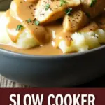 slow cooker creamy chicken and gravy