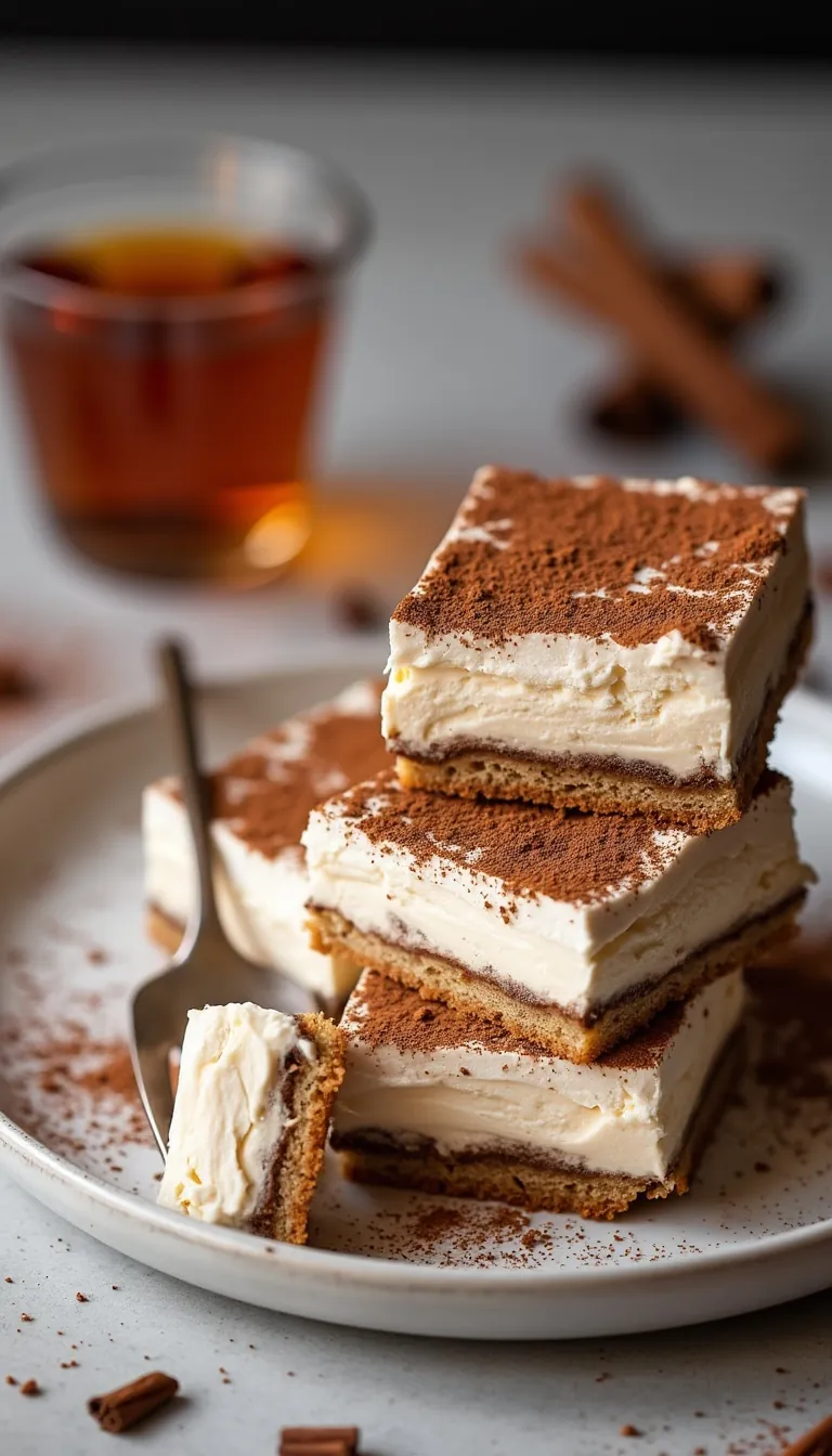 Pinterest pin for spiced rum chai tiramisu