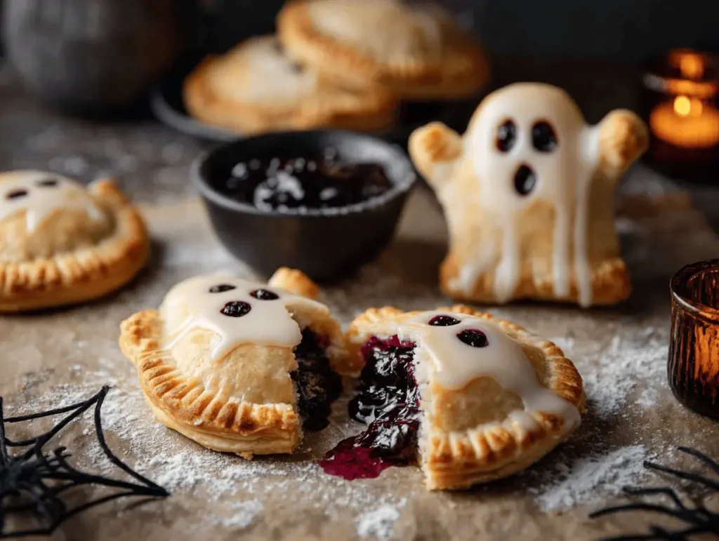 Vegan Blueberry Ghost Hand Pies - featured image