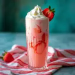 whipped strawberry cream soda