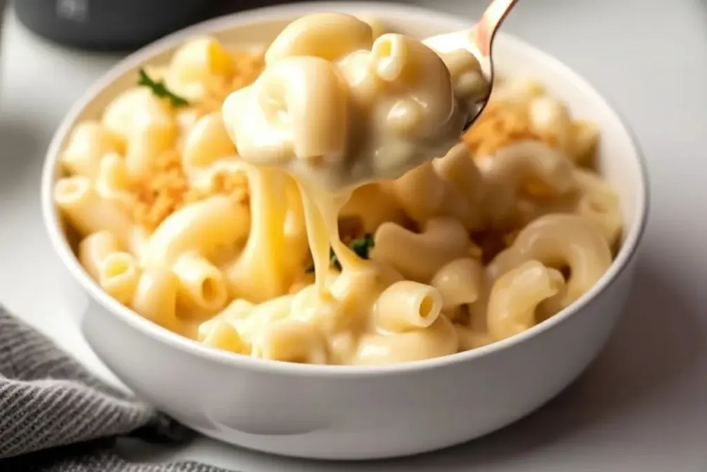white cheddar mac and cheese
