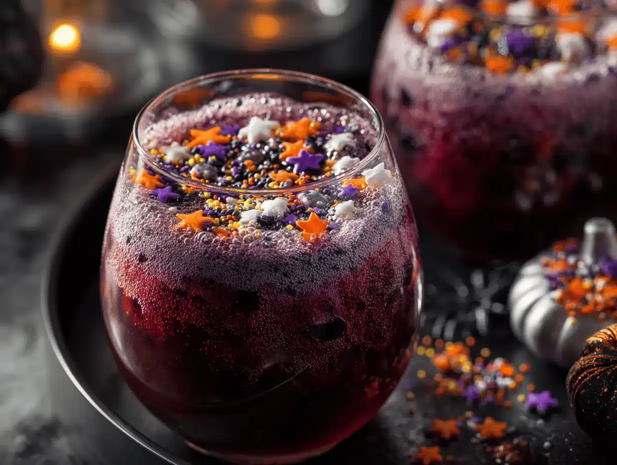 Witches Brew Punch preparation steps