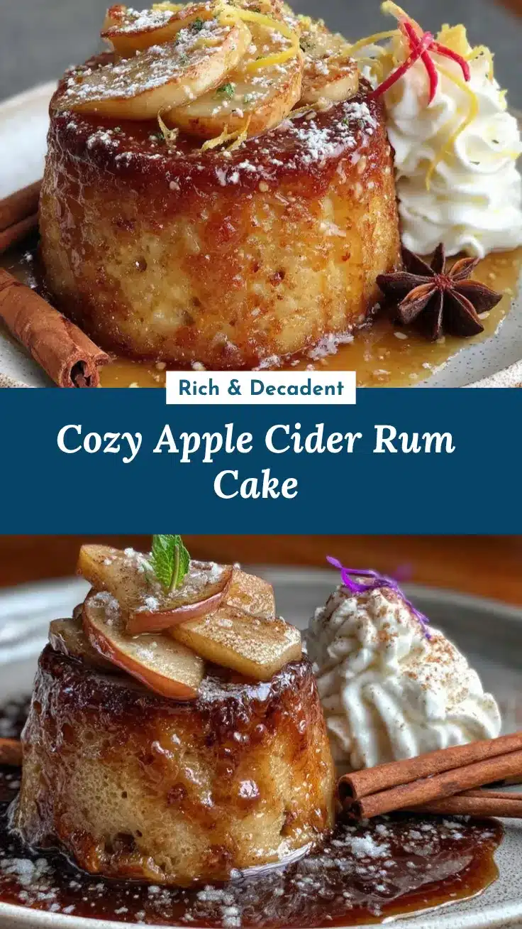 Apple Cider Baba au Rhum recipe