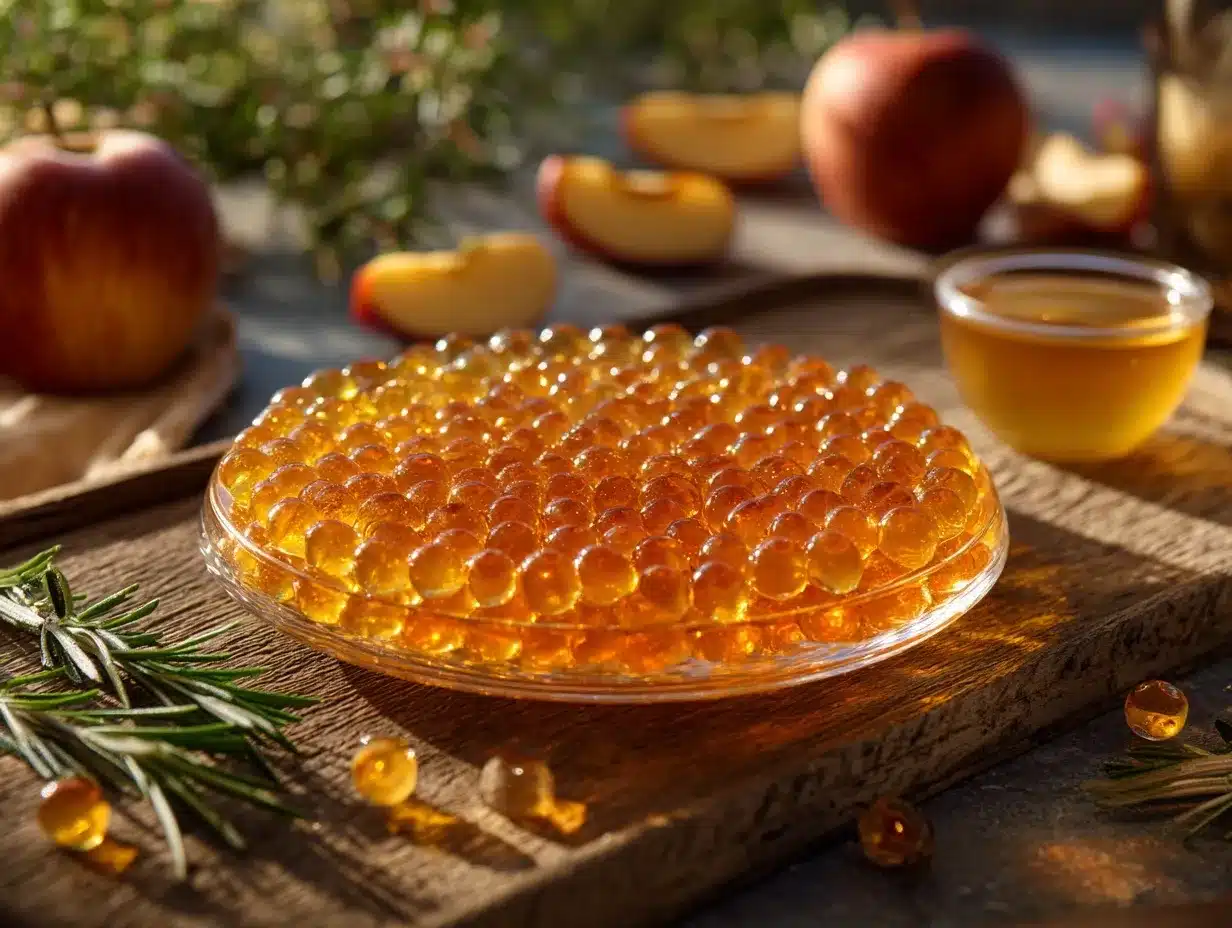 apple cider caviar pearls preparation steps