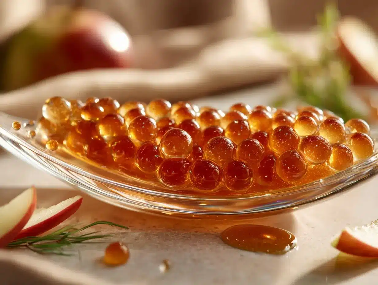 Apple Cider Caviar Pearls preparation steps