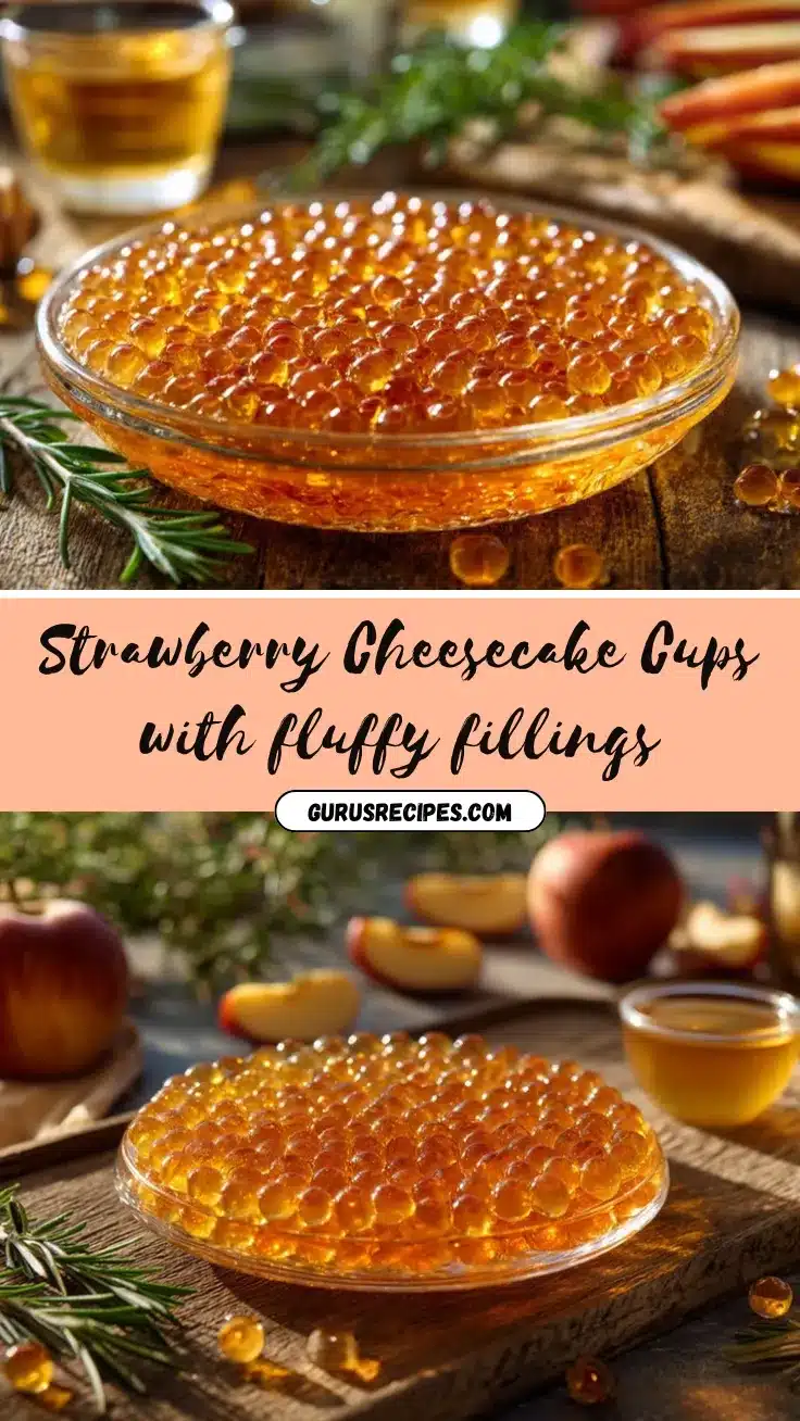 apple cider caviar pearls recipe