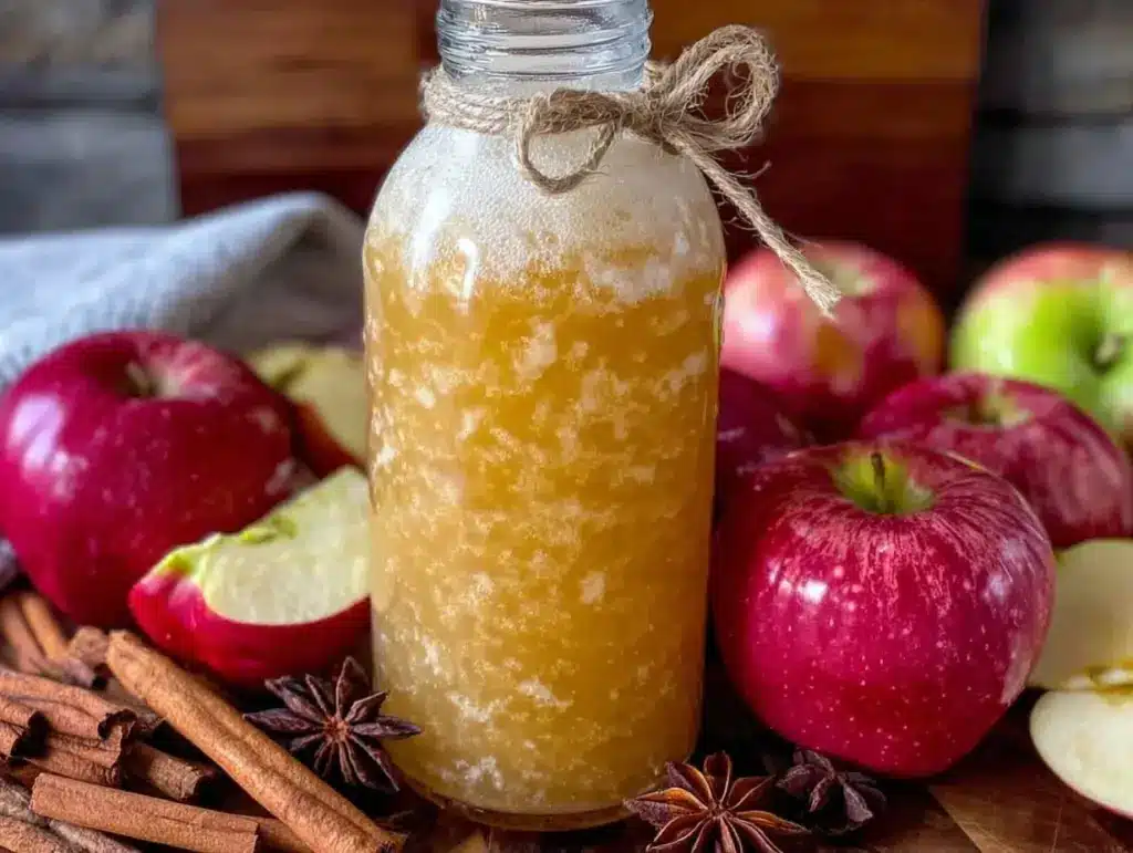 apple cider kefir - featured image