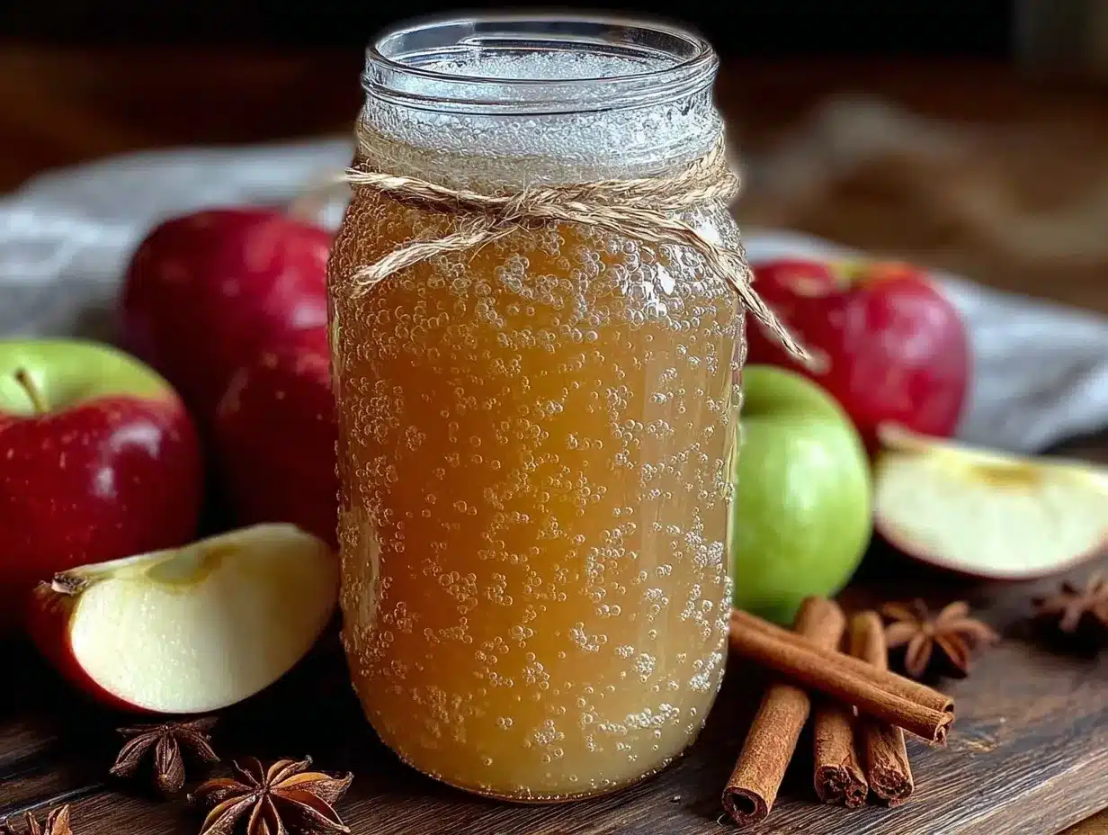 apple cider kefir preparation steps