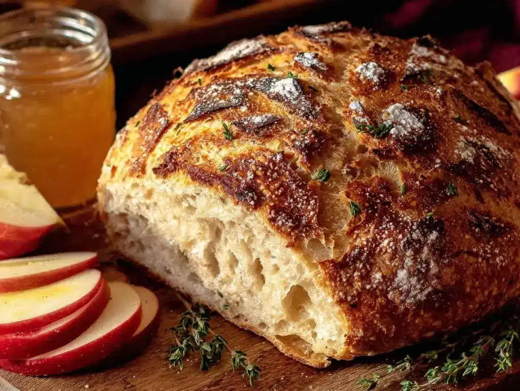 apple cider sourdough - featured image