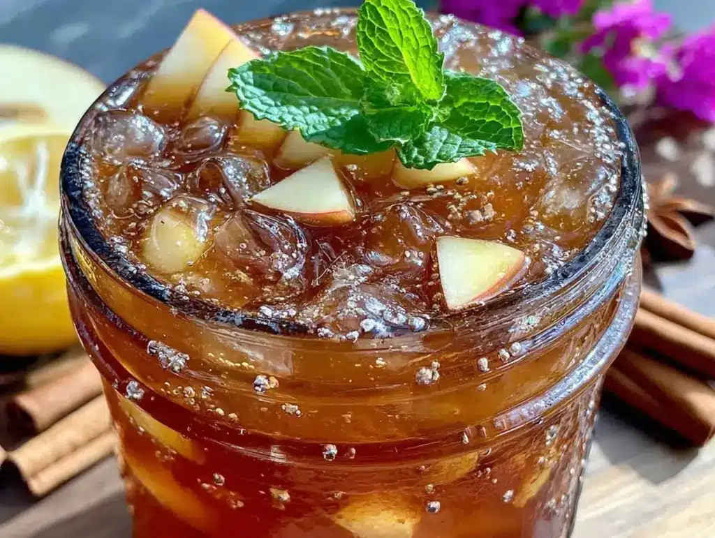 apple cider switchel - featured image