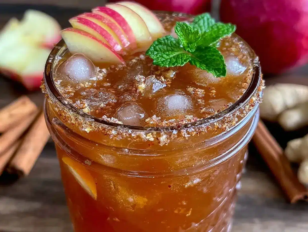 apple cider switchel preparation steps