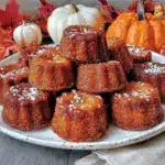 brown butter financiers with pumpkin - featured image