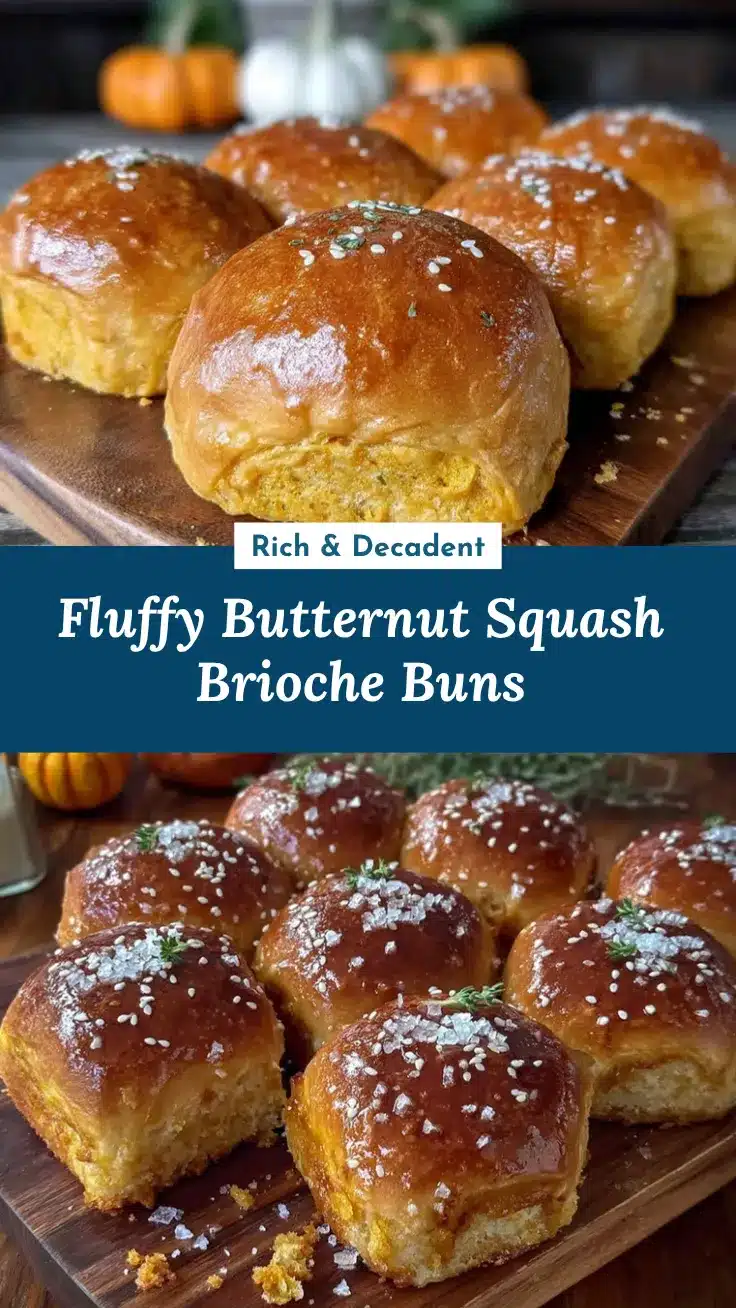 butternut squash brioche buns recipe