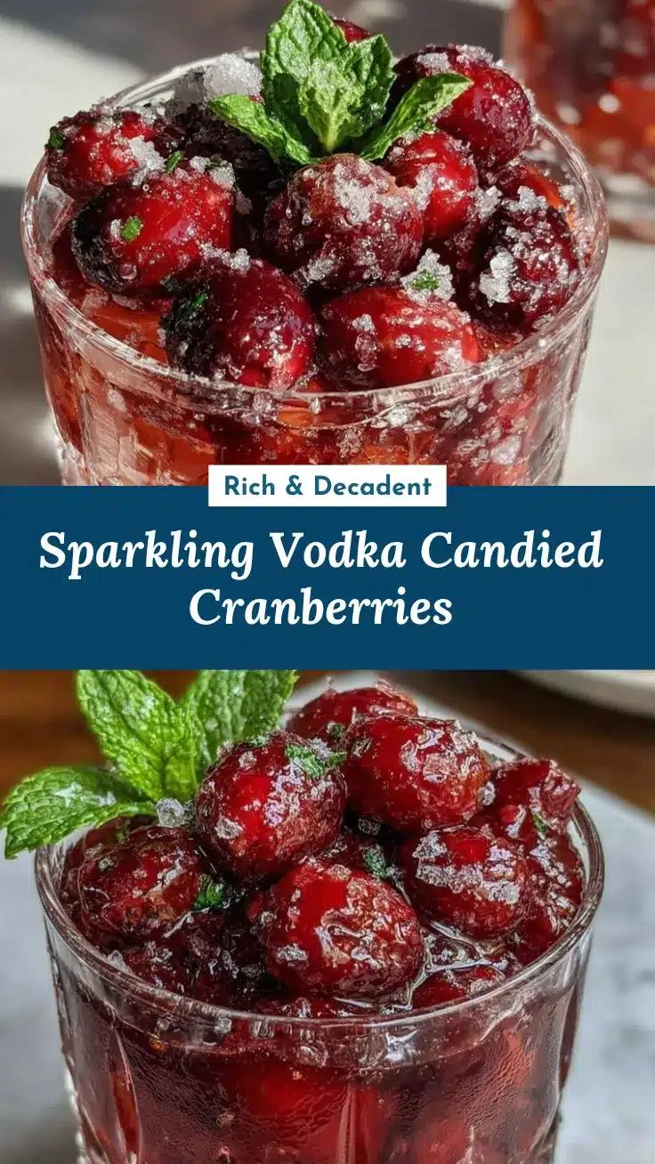 candied cranberries recipe