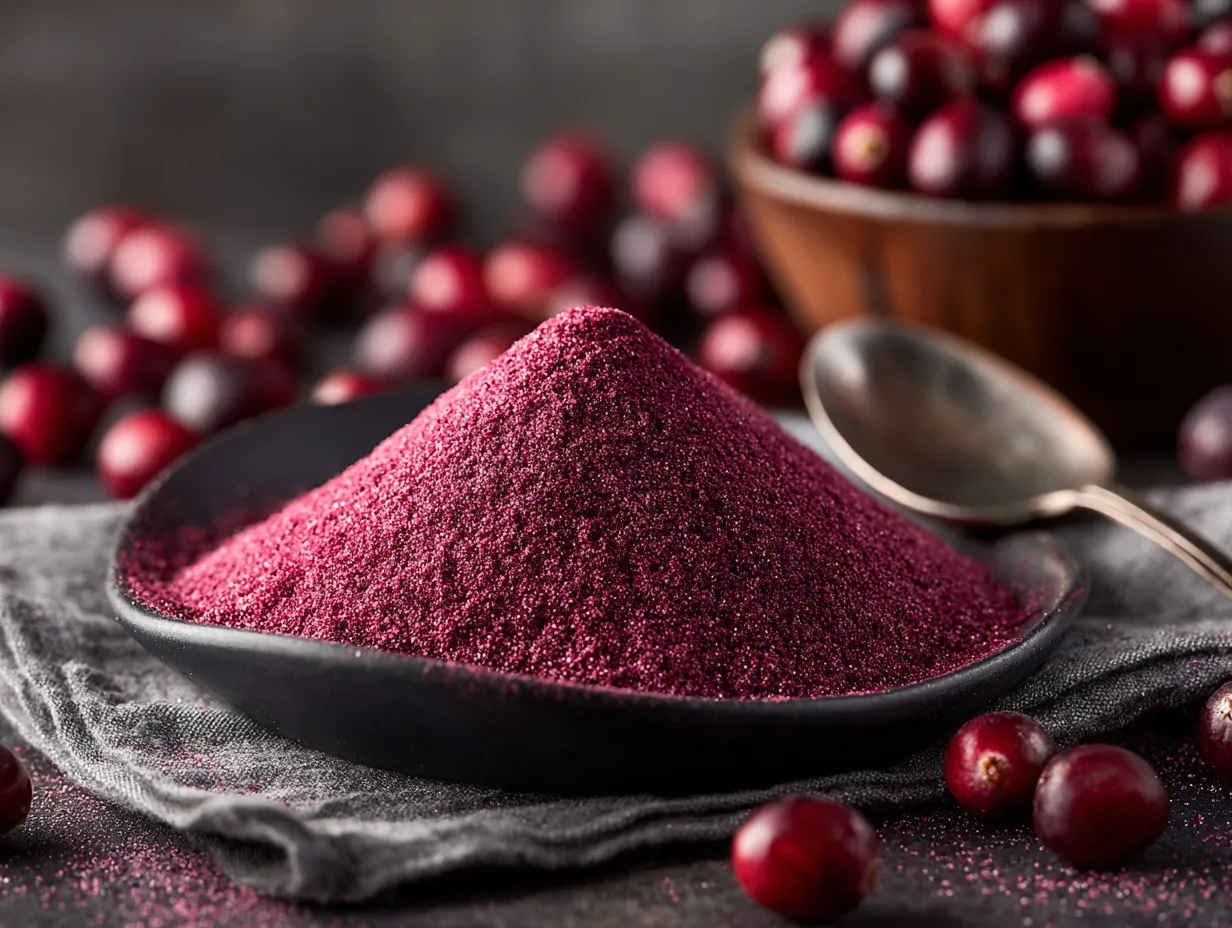 cranberry dust preparation steps