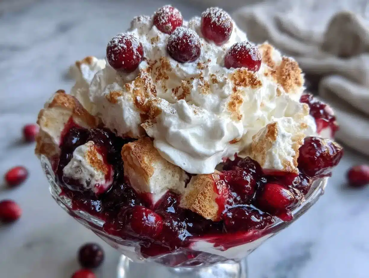 Cranberry Eton Mess preparation steps