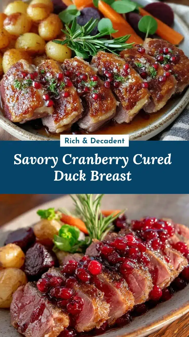 cranberry-juniper duck breast recipe