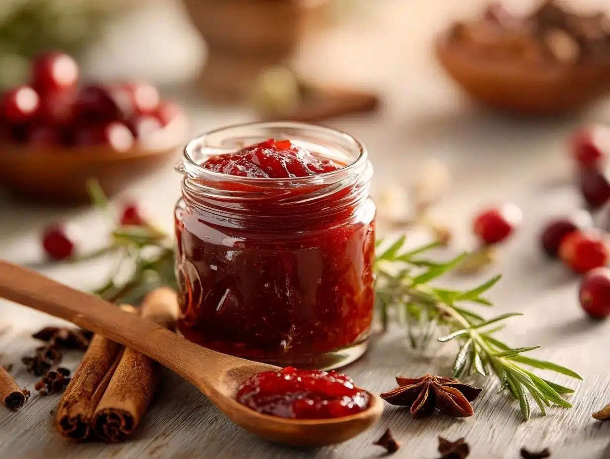 cranberry ketchup preparation steps