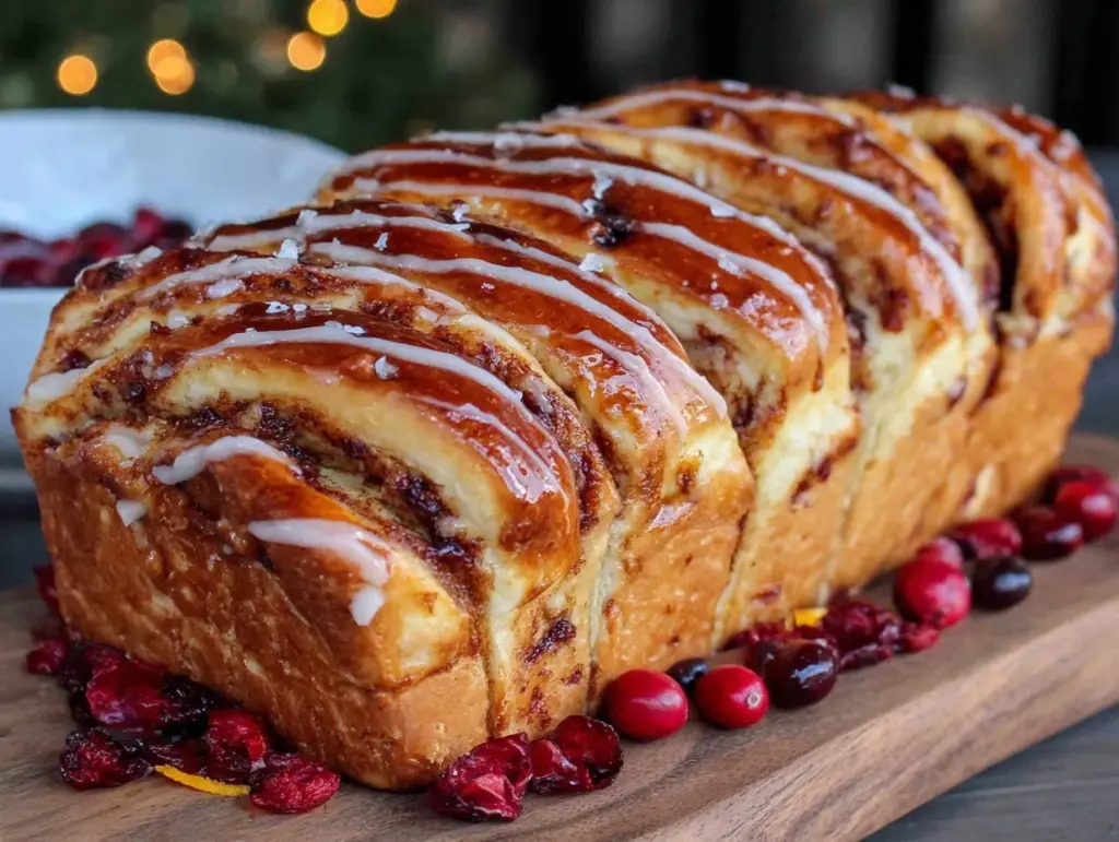 cranberry orange babka - featured image