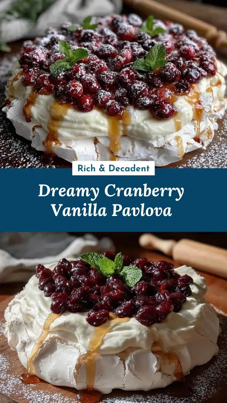 cranberry pavlova recipe