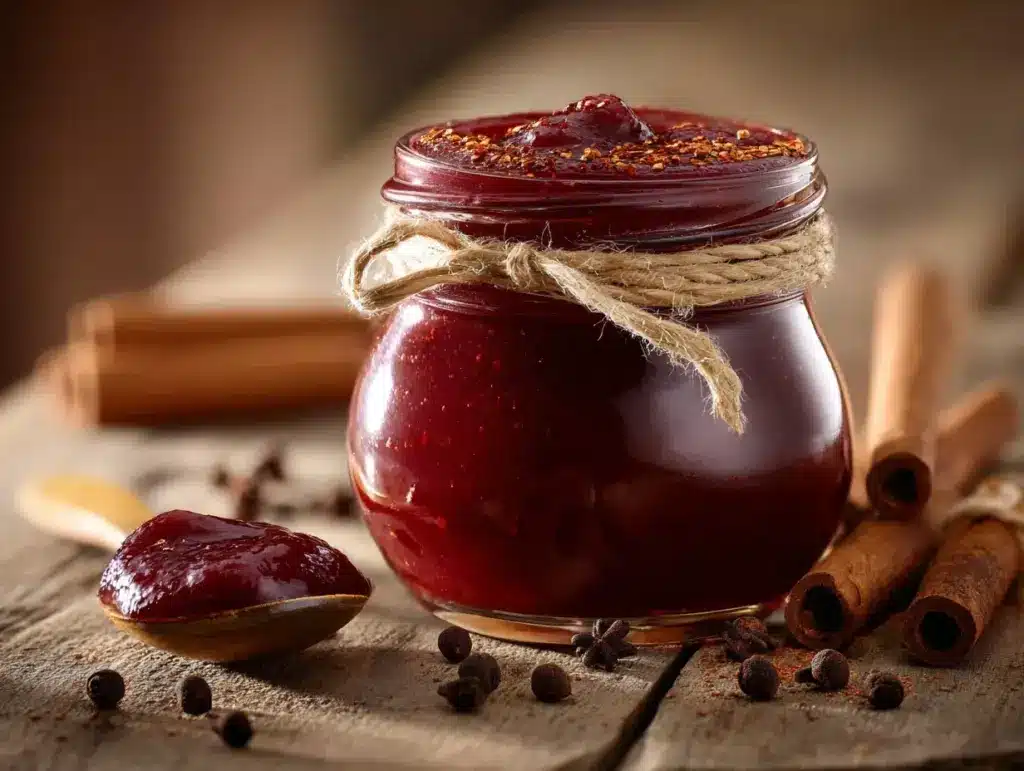 cranberry spice ketchup - featured image