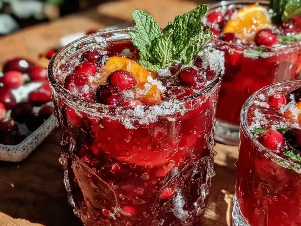 cranberry tepache - featured image