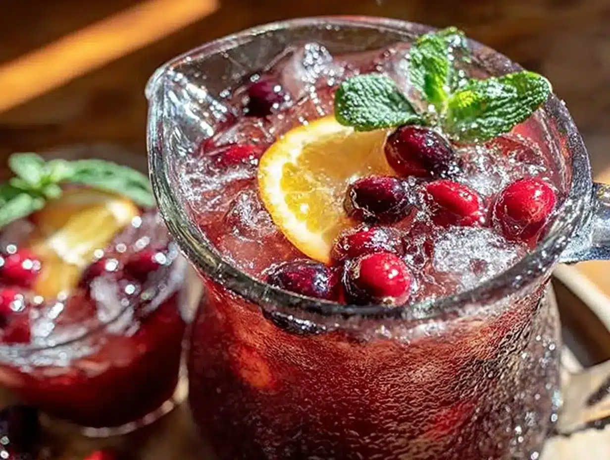 cranberry tepache preparation steps